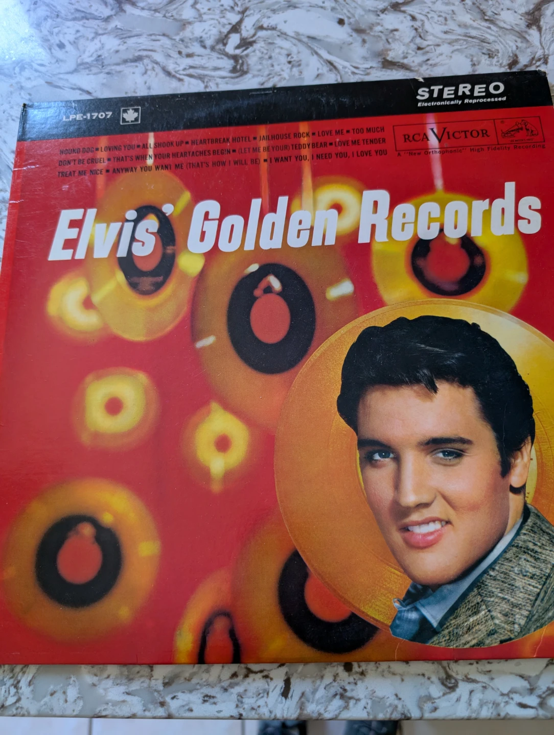 Elvis Golden Records Vinyl Record RCA Victor LPE-1707