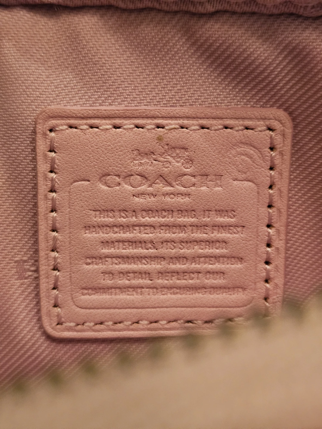 Coach Pink Leather Wristlet Pouch - photo 3