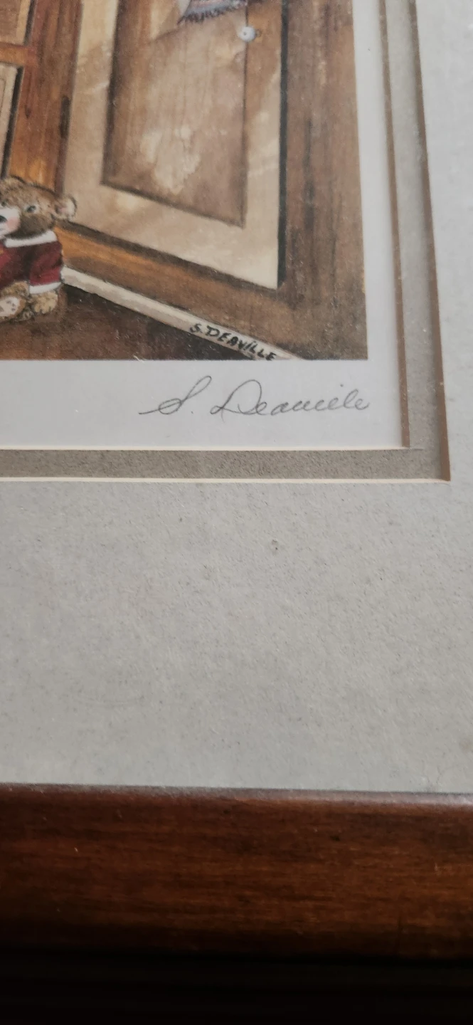 Signed "Little Narn" Print by S. Deaville - photo 3