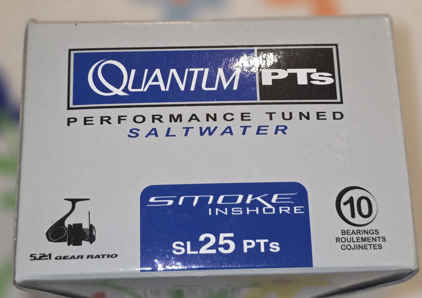 Quantum Smoke Inshore SL25 PTS Fishing Reel - photo 4
