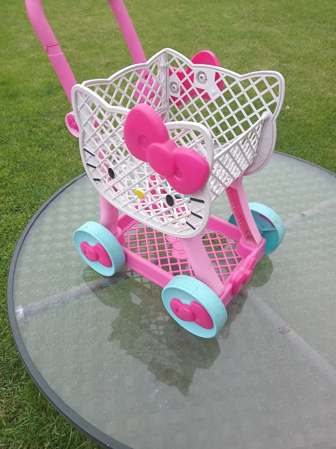 Hello Kitty Pink Shopping Cart Toy