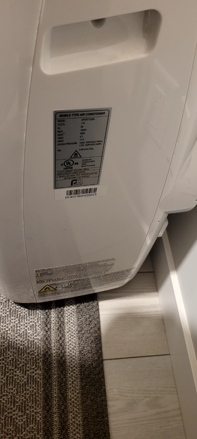 Perfect Aire 2PORT12000 Mobile Air Conditioner - photo 5