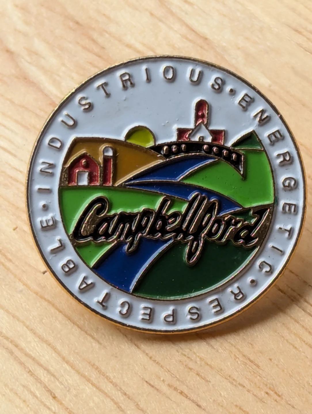 Campbellford Enamel Pin