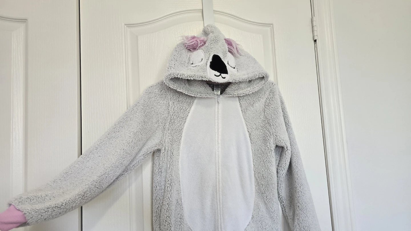 Kids Koala Pajama Onesie/ Costume Size L/ 10-12Y