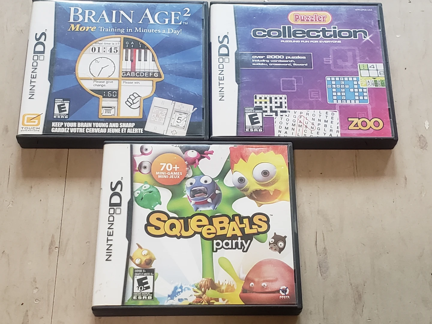 EMPTY Nintendo DS Game Cases