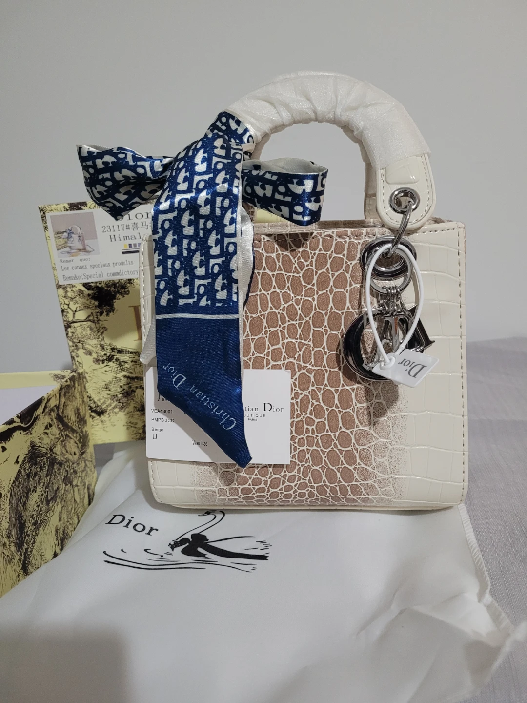 Inspired Christian Dior Lady Dior handbag - photo 2