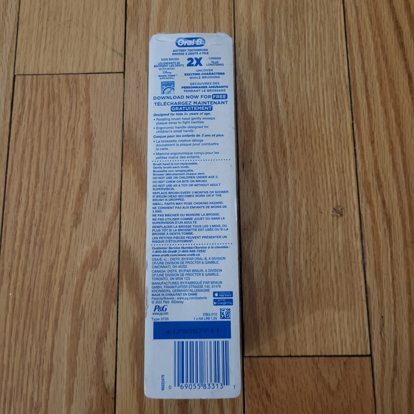 Oral-B Kids Disney Princess Battery Toothbrush 3+ - photo 2