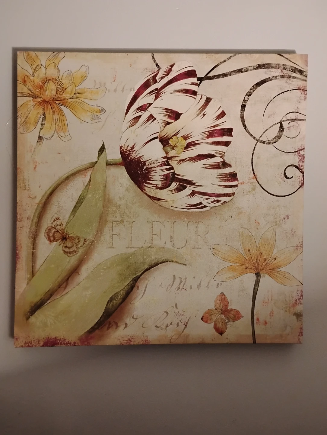 Fleur Floral Canvas Art