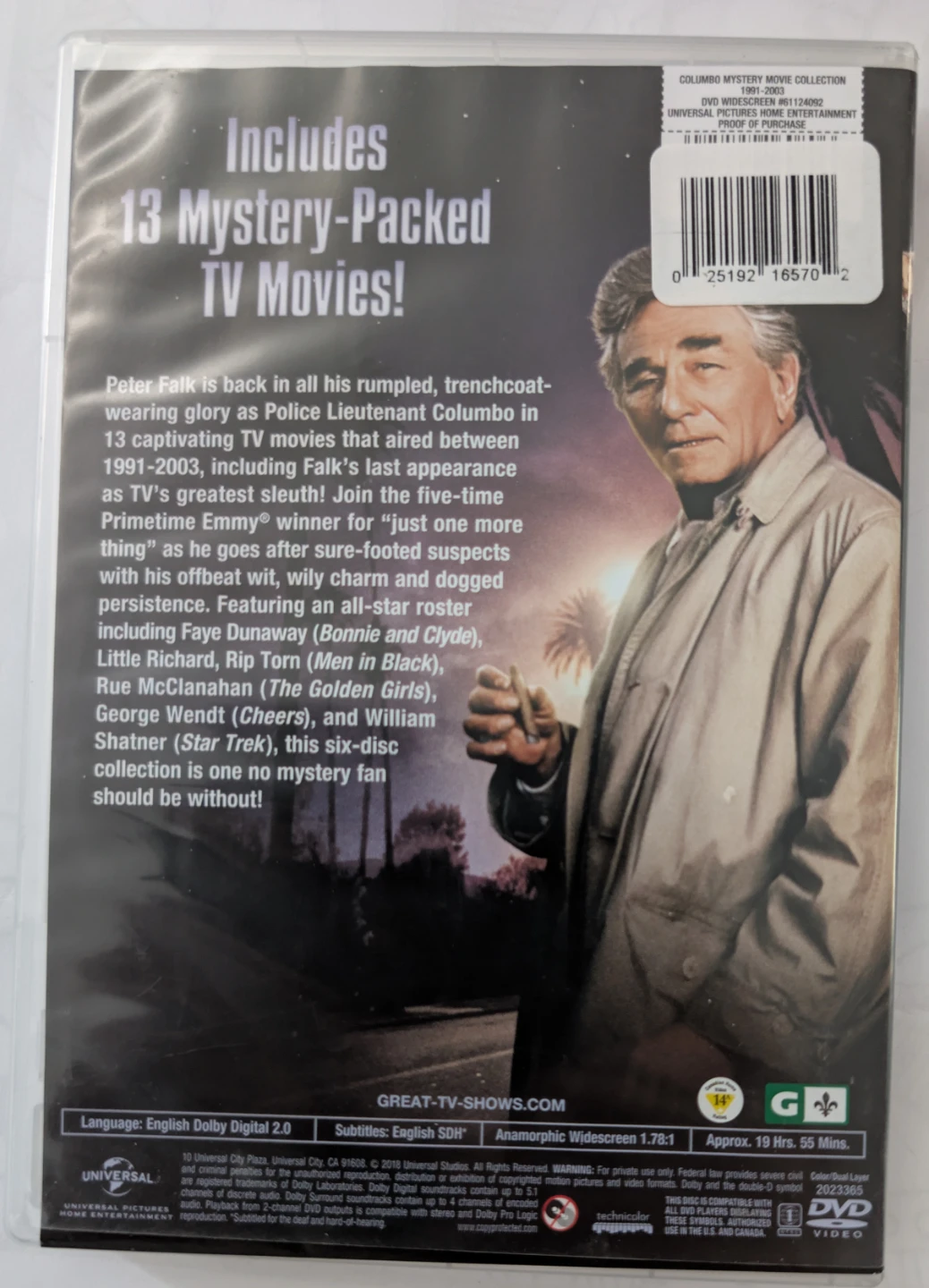Columbo Mystery Movie Collection 1991-2003 DVD Set - photo 2