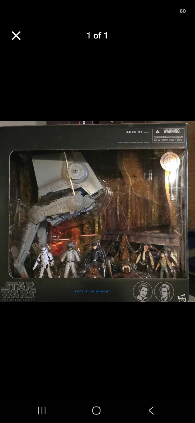 Star Wars The Black Series Battle on Endor AT-ST Playset