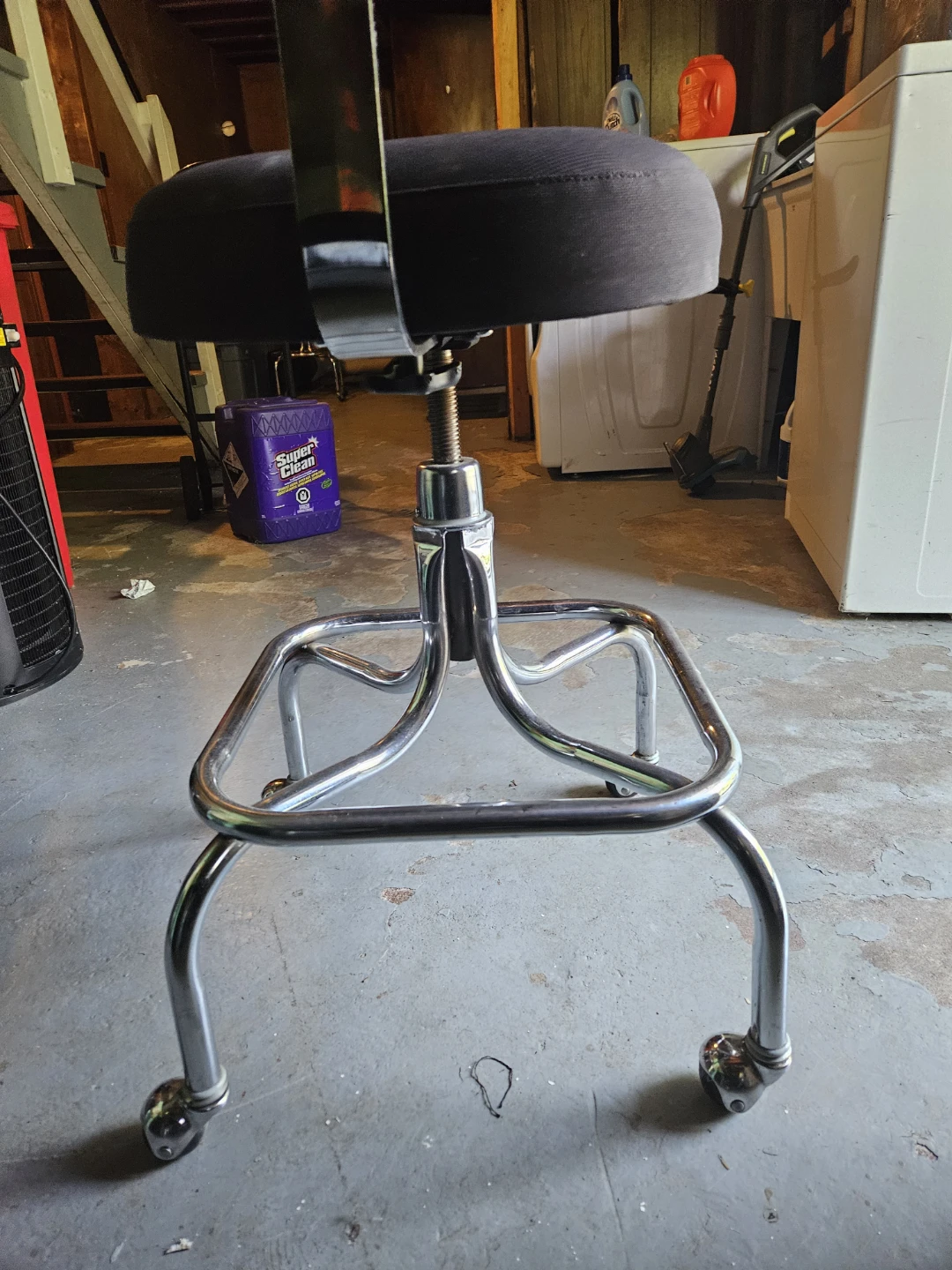 Adjustable Rolling Stool Chair - photo 4