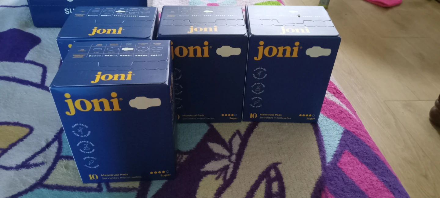 Joni Super Absorbency Menstrual Pads (10 count) - 3 Packs