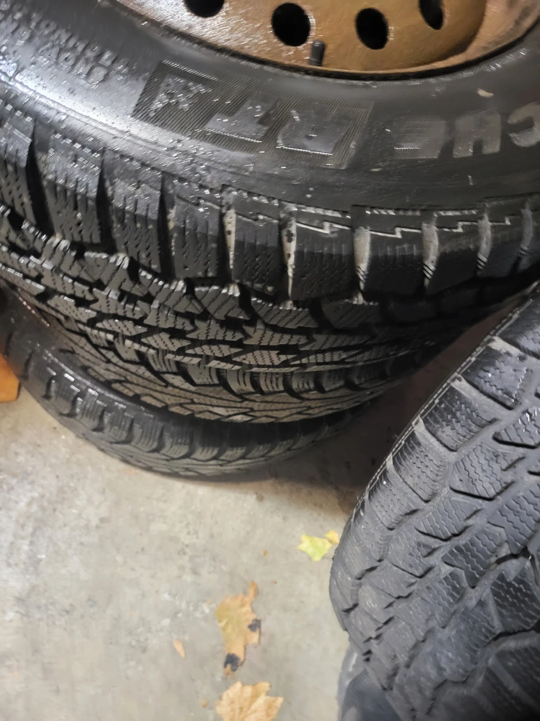 Set of 4 Winter Tires on Rims