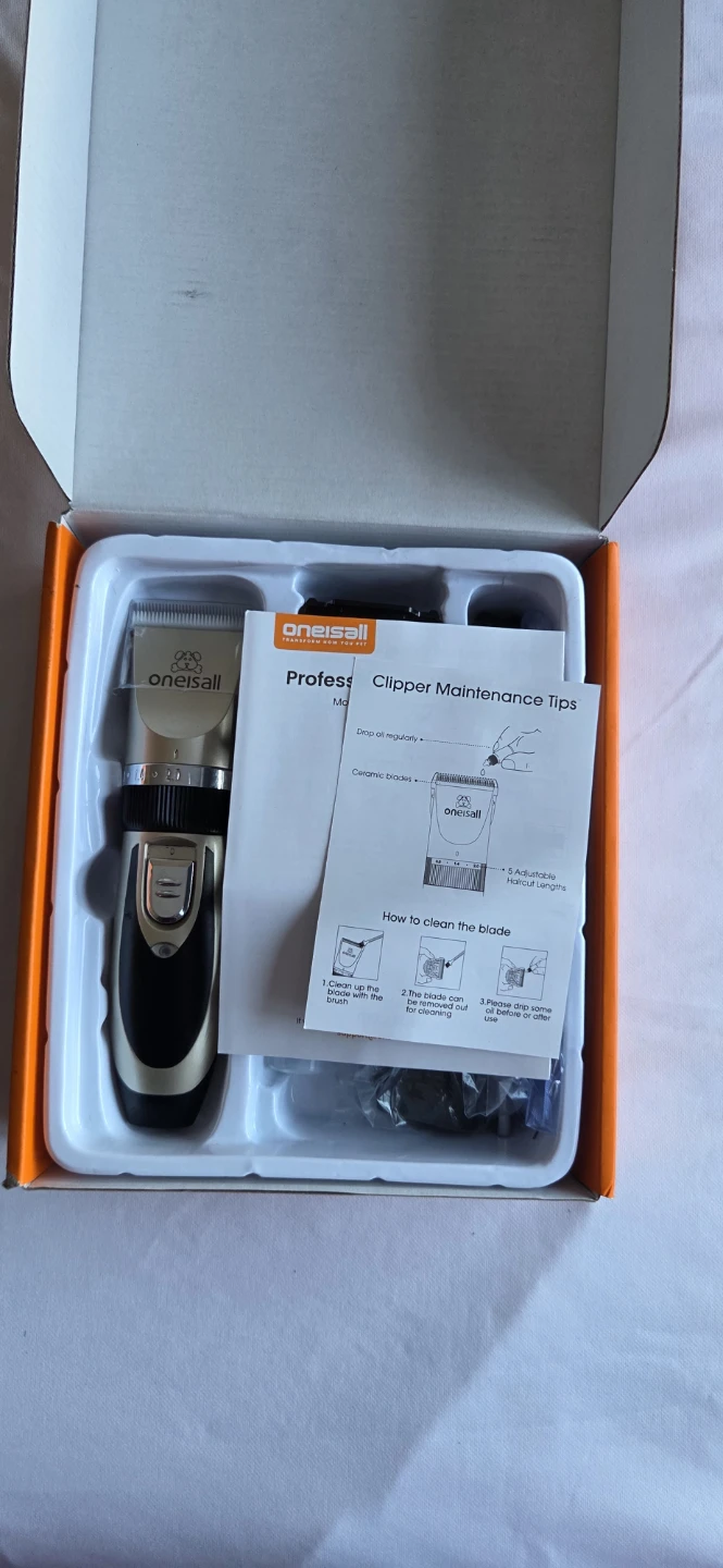 Oneisall Professional Pet Hair Clipper Kit - photo 3