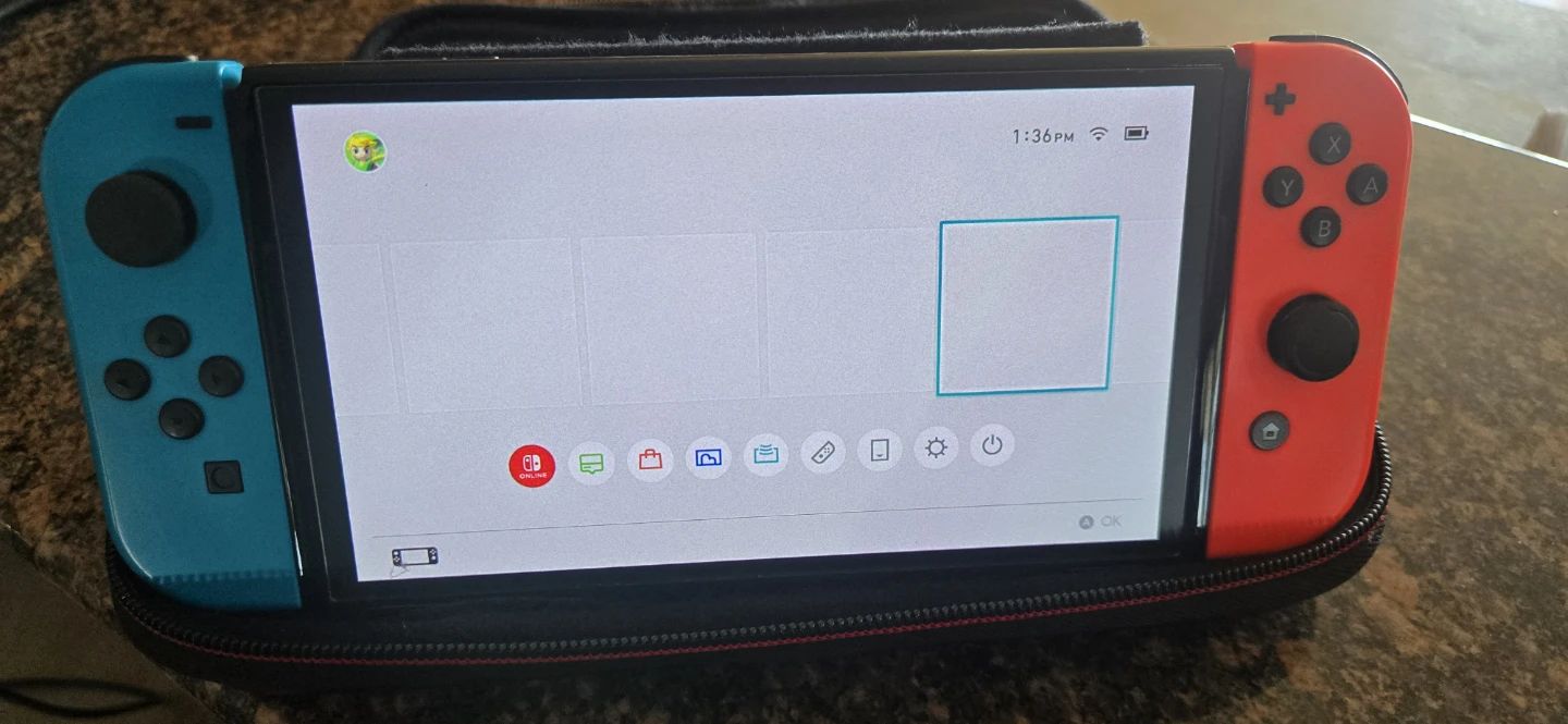 Nintendo Switch Console with Accessories and Game