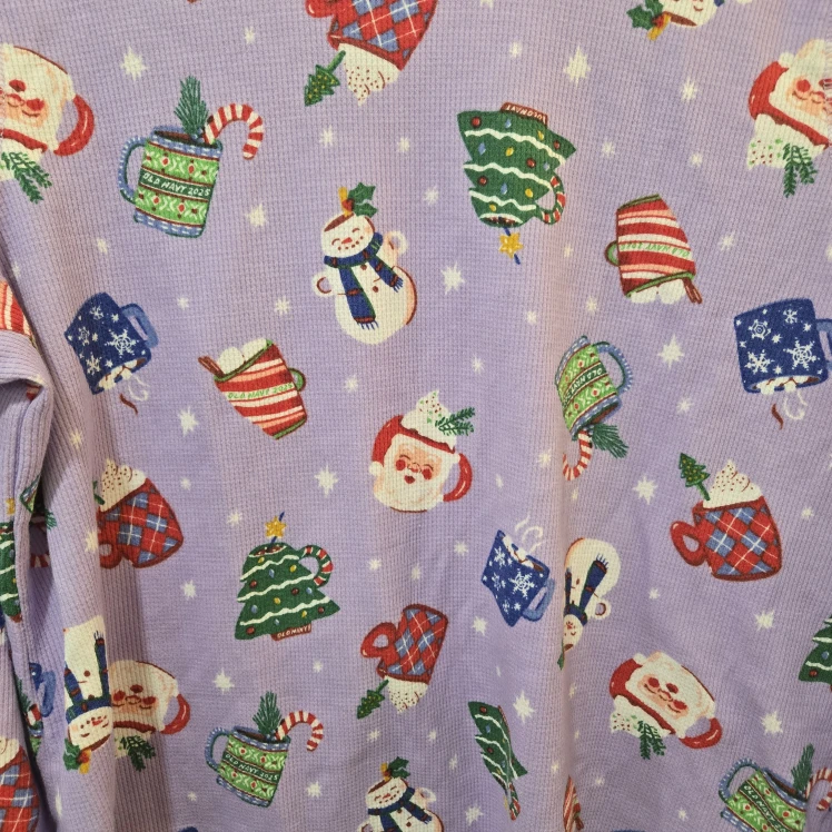 Old Navy Purple Christmas Pajamas - photo 3
