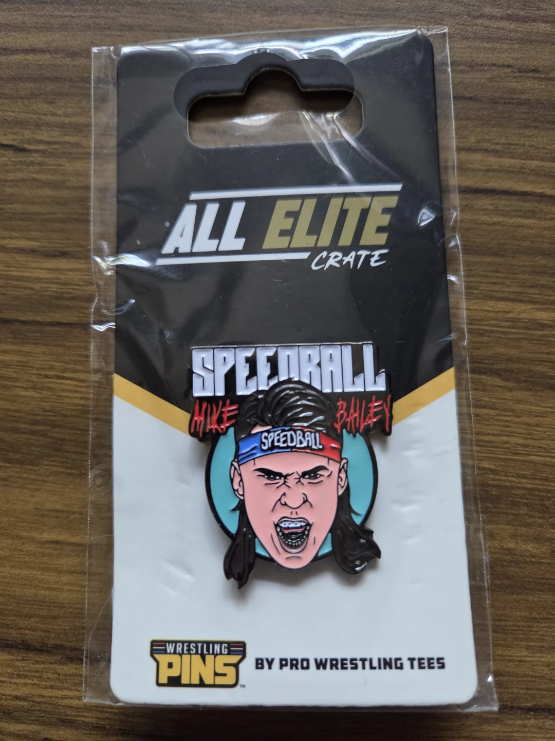 Mike Bailey "Speedball" Enamel Pin by Pro Wrestling Tees