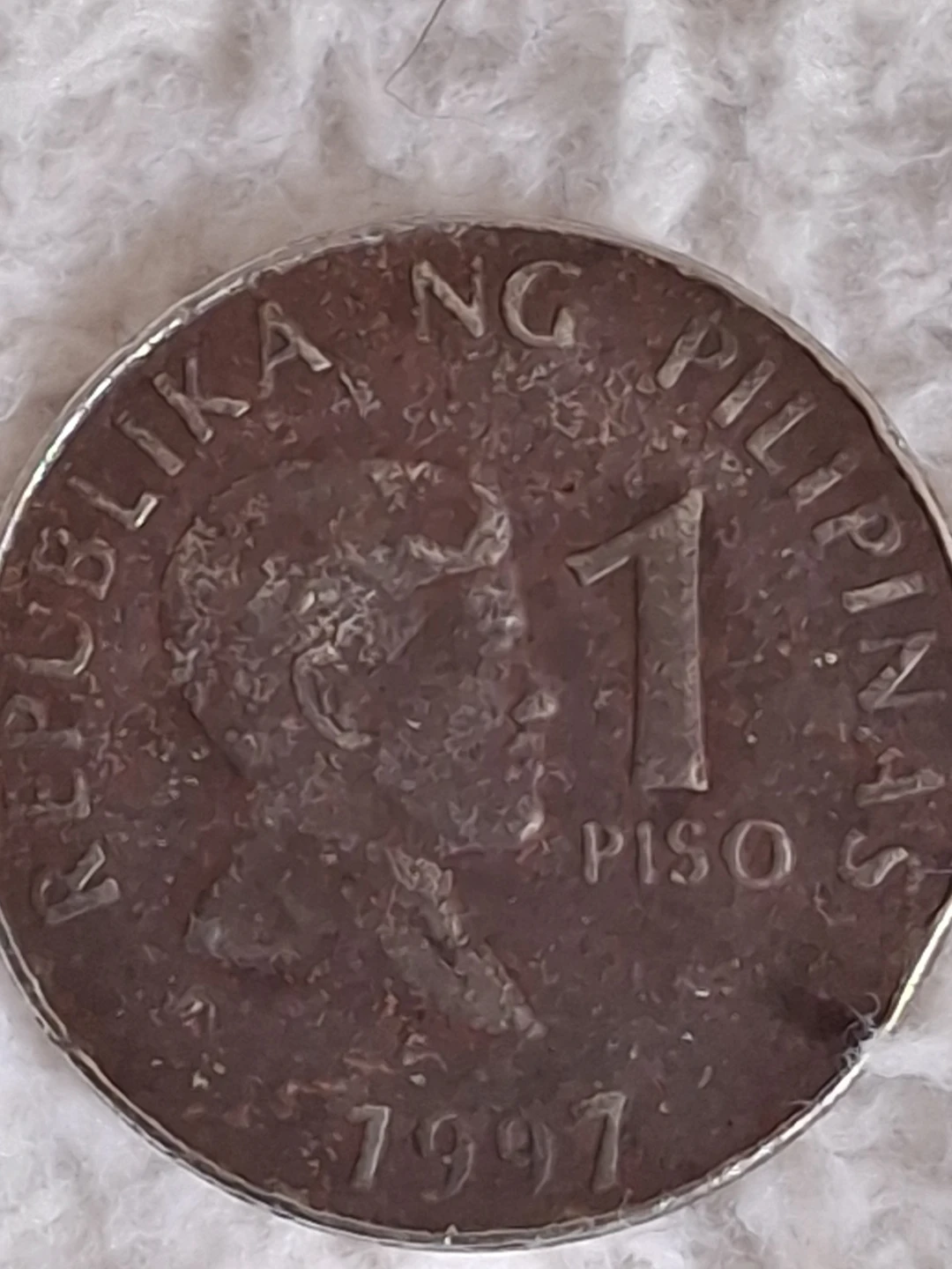 Philippines 1 Piso Coin 1997