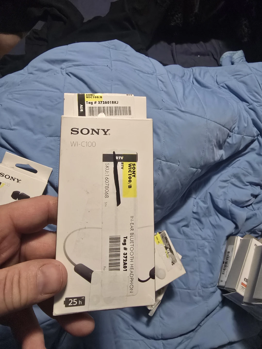 Sony WI-C100 In-Ear Bluetooth Headphones
