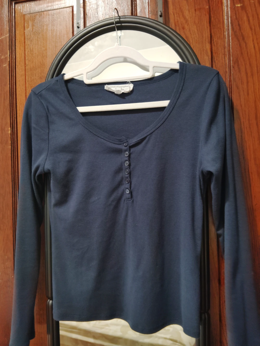 Dark blue long sleeve - photo 3