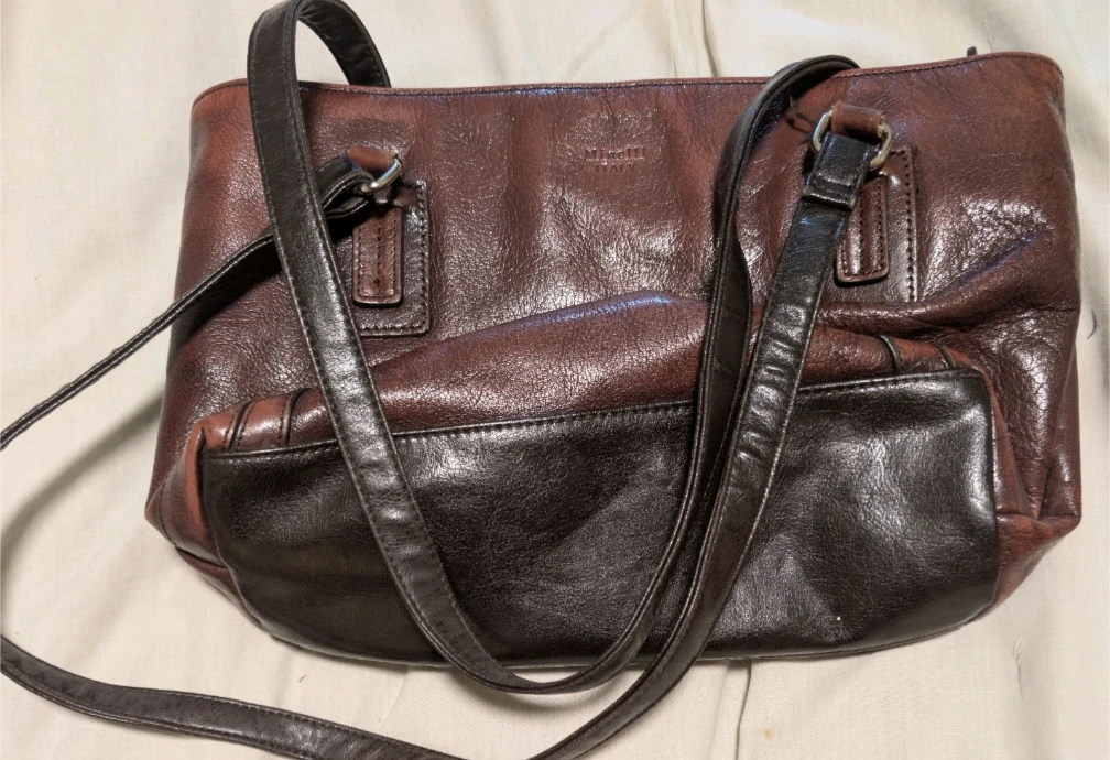 Minelli Italy Leather Shoulder Bag
