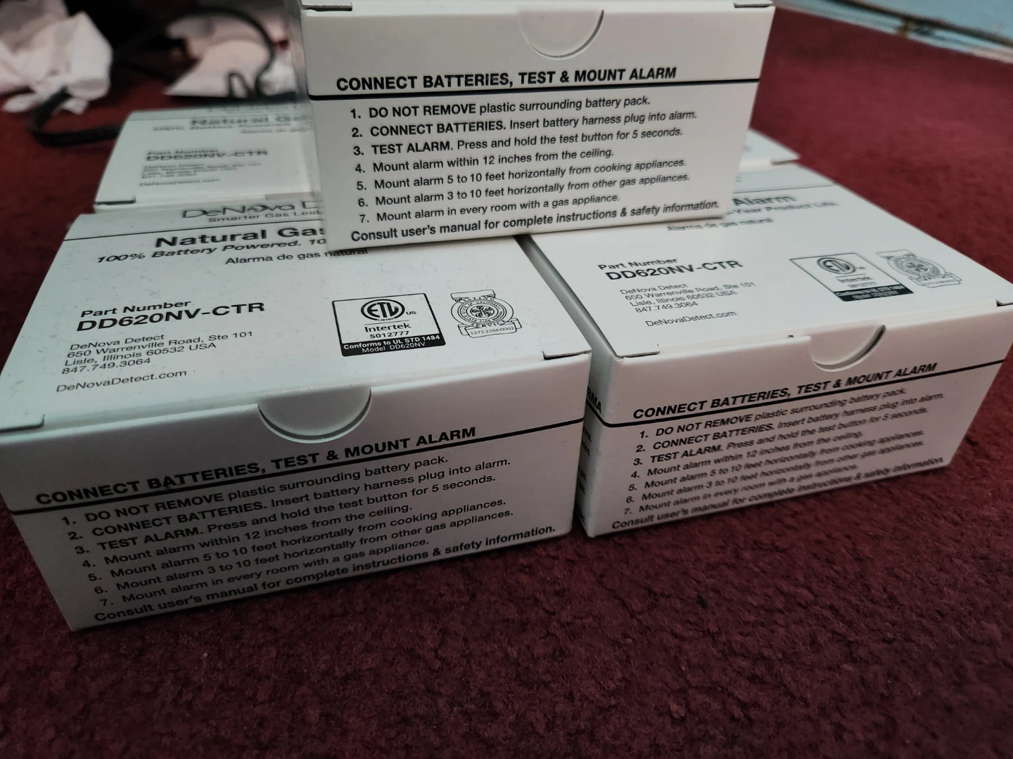 DeNova Detect Natural Gas Alarm DD620NV-CTR - photo 2