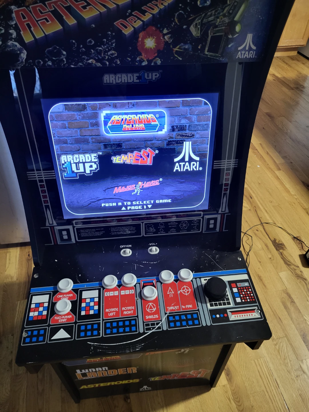 Arcade Up Atari Asteroids Deluxe Arcade Machine - photo 5
