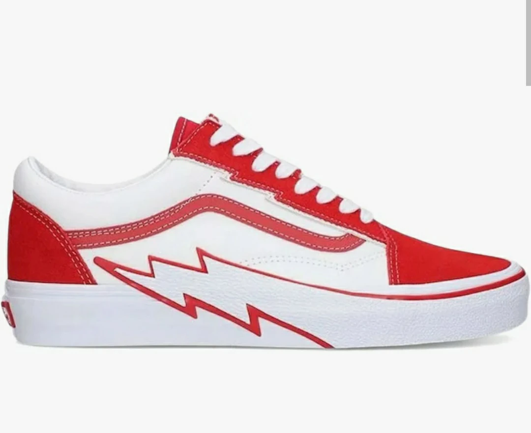 Brand new Old Skool Bolt 2-Tone Red White US 8 - photo 3