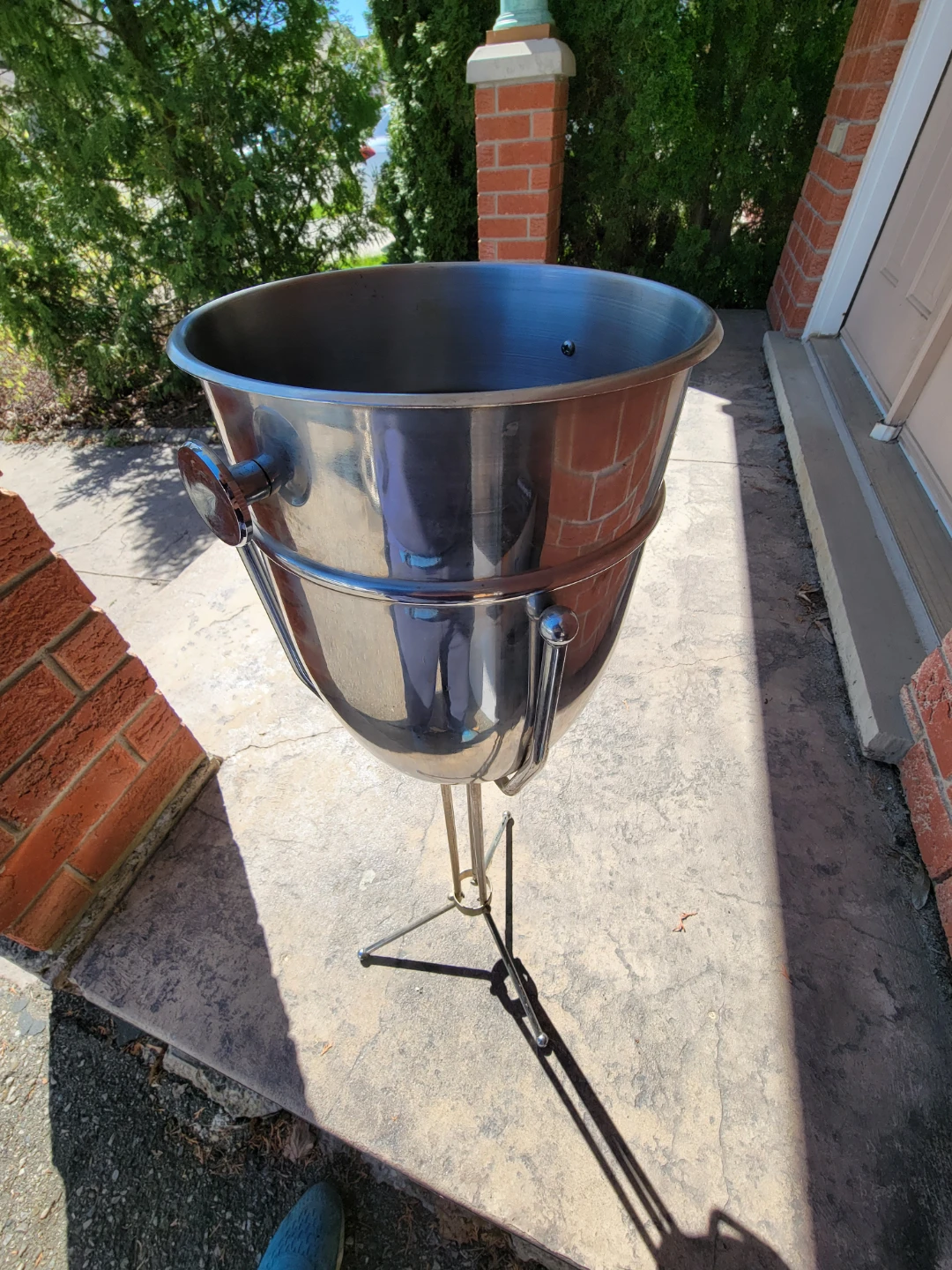 Stainless Steel Ice Bucket with Stand - photo 4