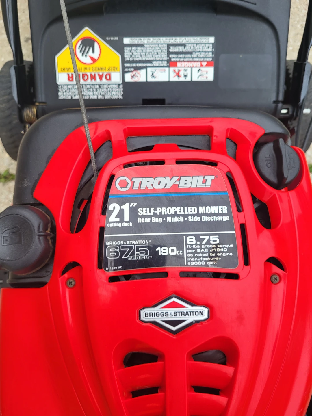 Lawnmover Troy Bilt Self Propelled In Excellents Conditions - photo 2