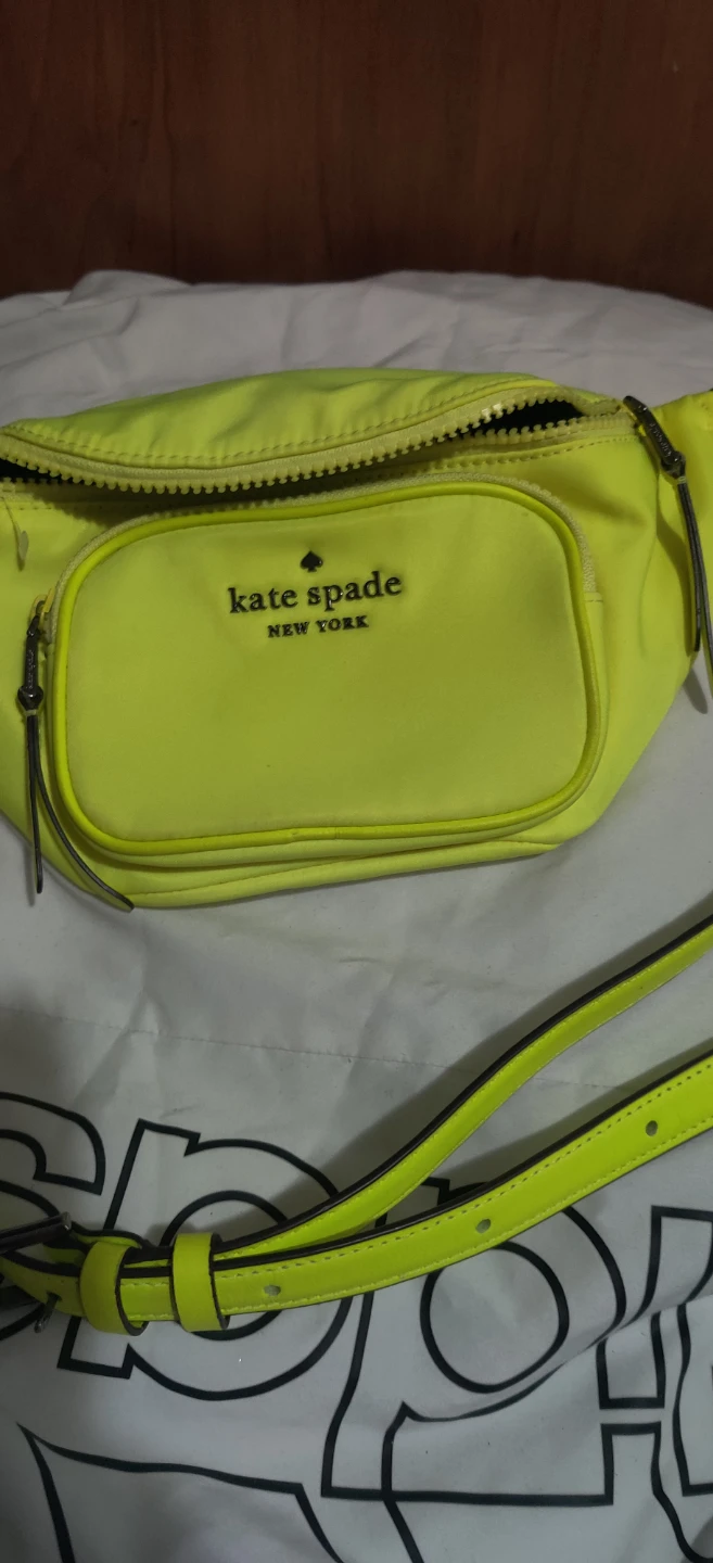 Kate Spade New York Neon Yellow Fanny Pack / Bum Bag