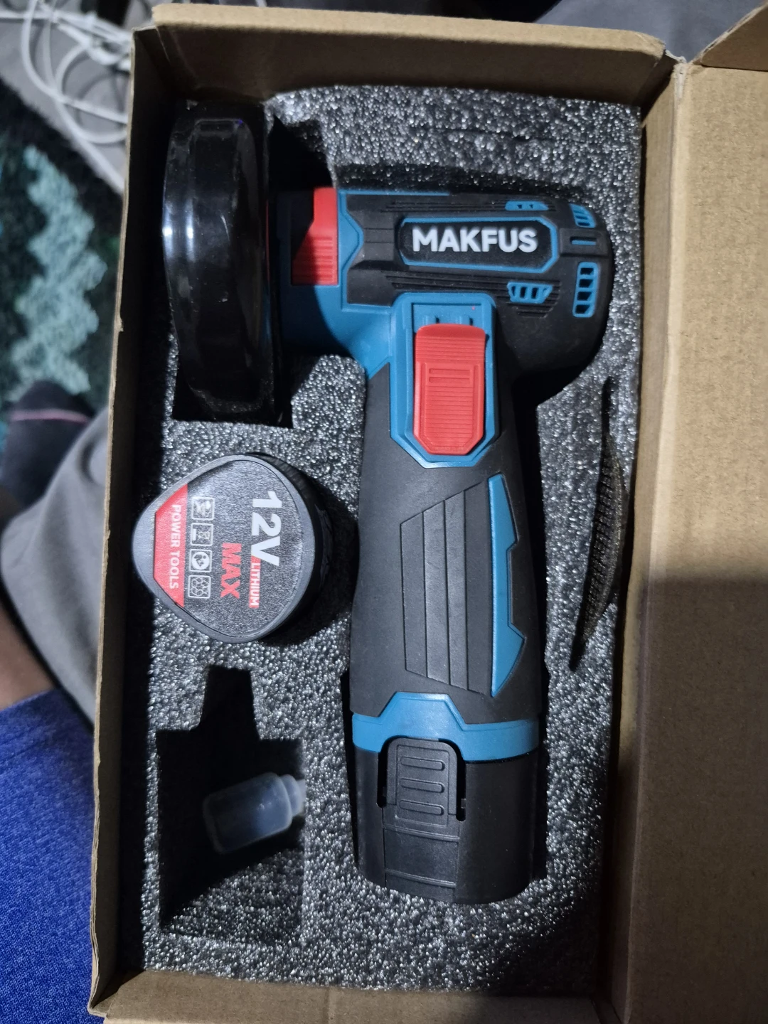 Makfus 12V Cordless Angle Grinder - photo 3