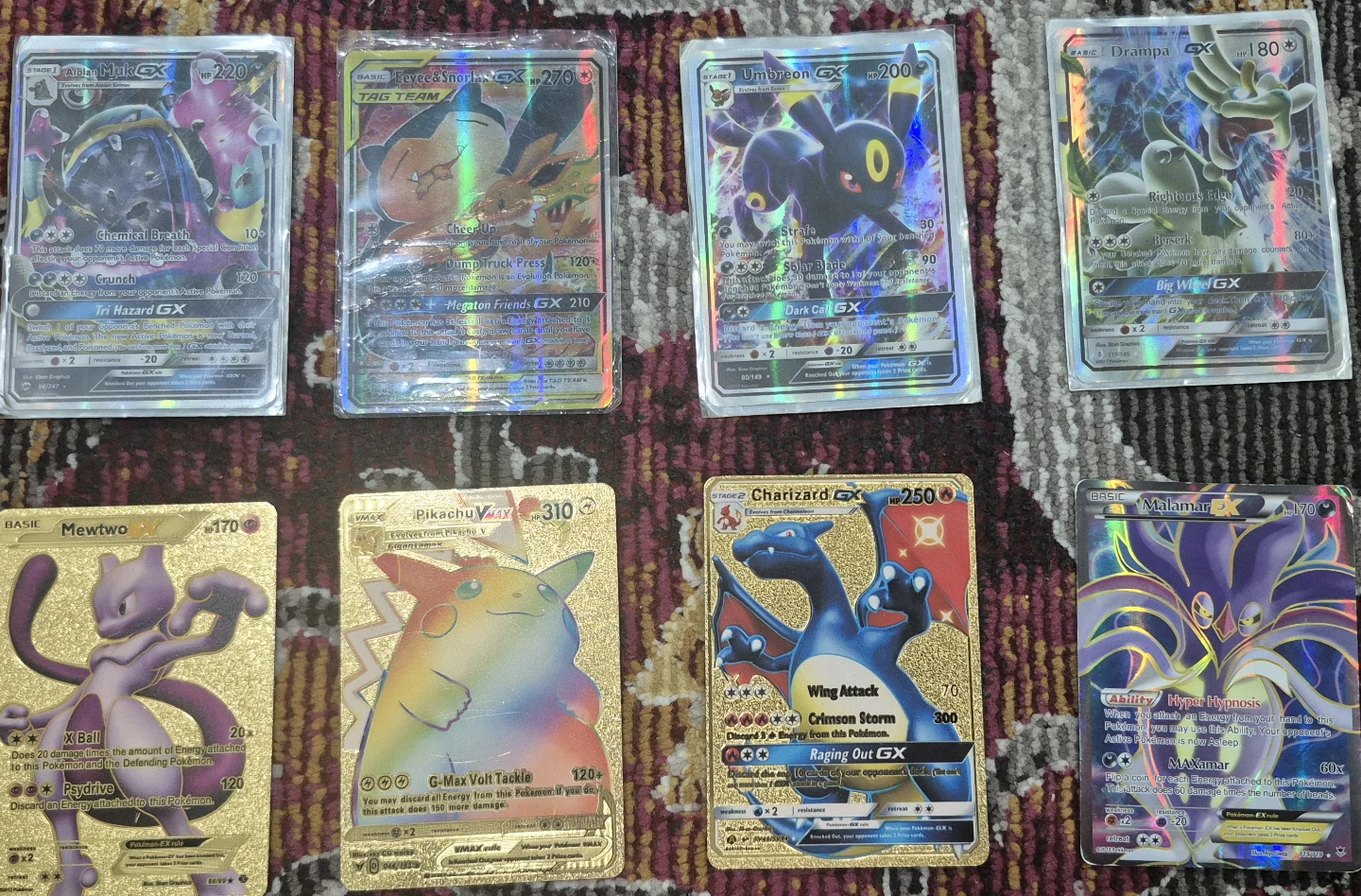 Pokemon Trading Card Lot - Various GX and VMAX Card