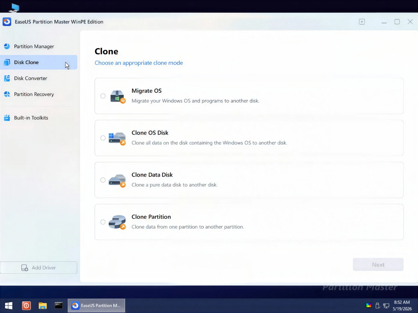 EaseUS Partition Master Bootable DVD - photo 4