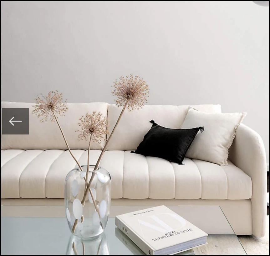 CB2 Stitch Sofa