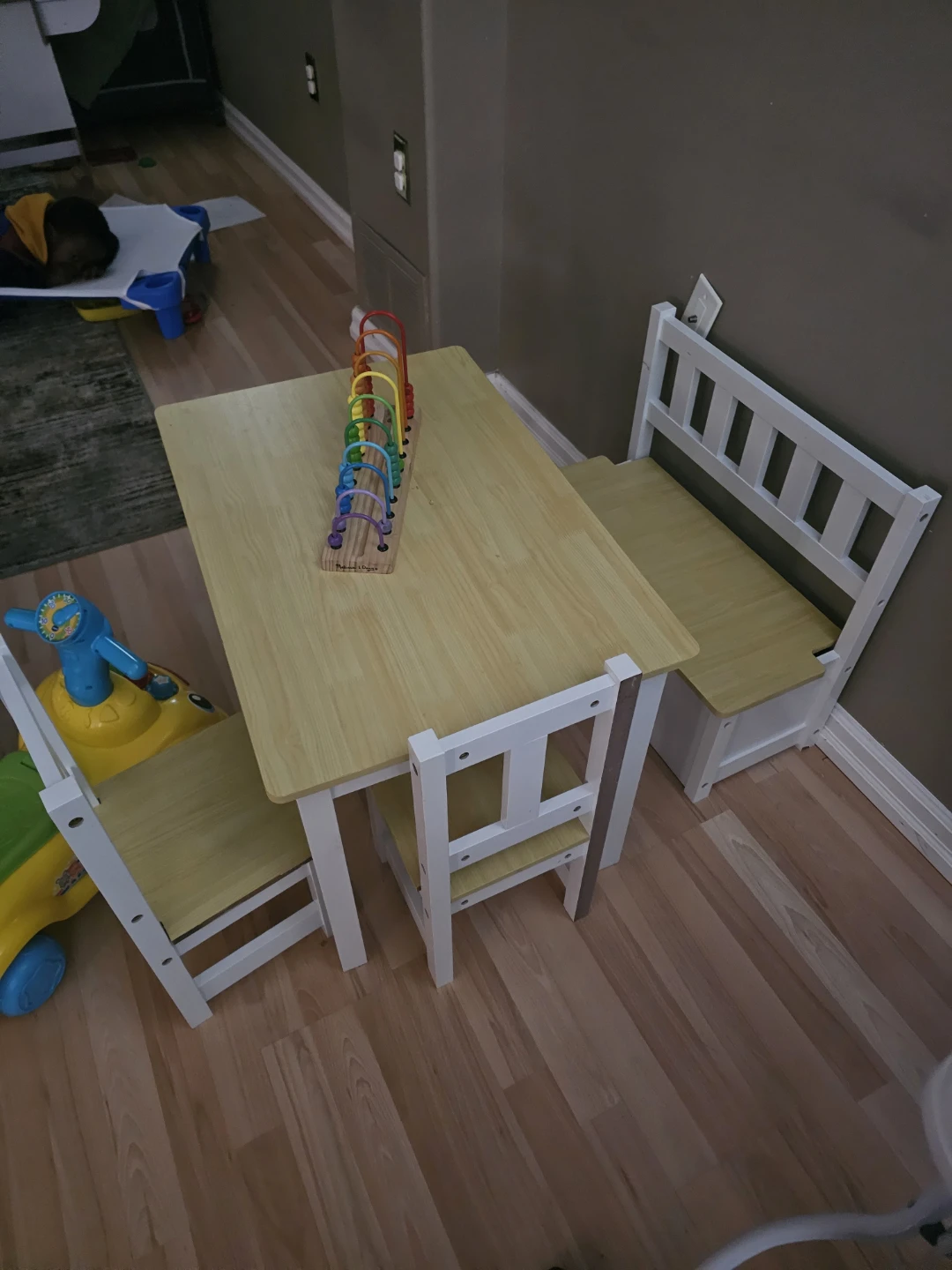 Harriet Bee Deundrea Kids 4 Piece Play Table and Chair Set - photo 2
