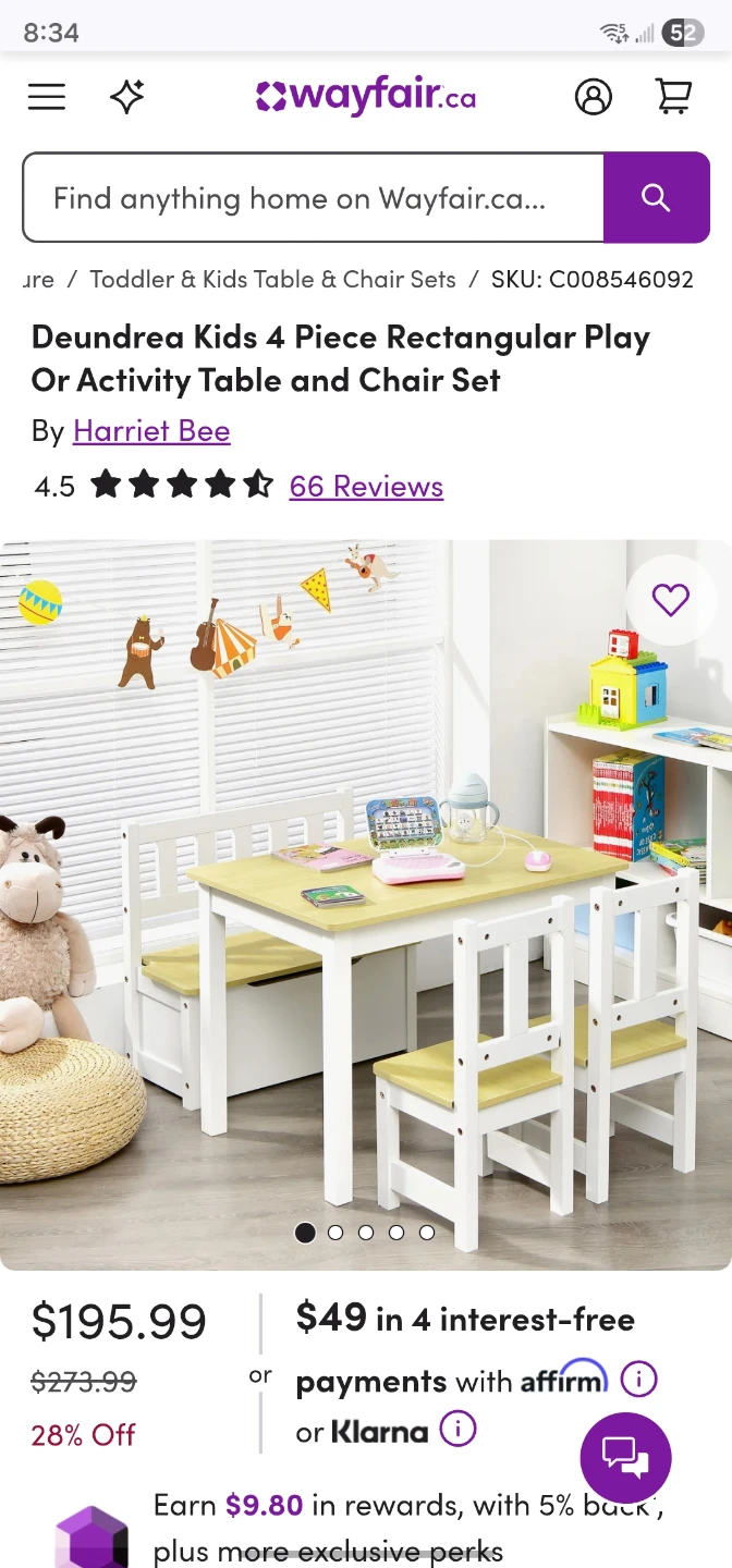 Harriet Bee Deundrea Kids 4 Piece Play Table and Chair Set - photo 4