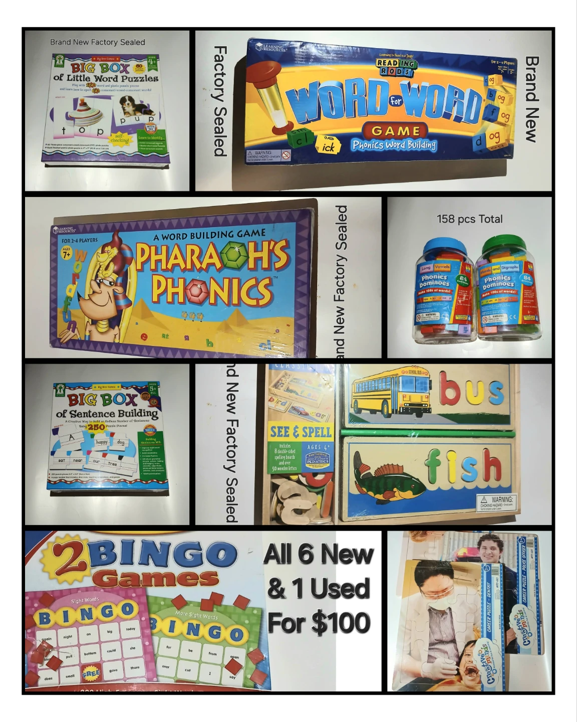 All 7 Educational Items We Have Listed - Bundle