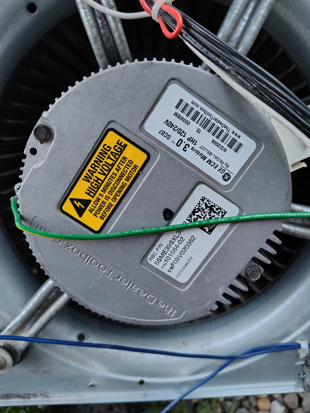 GE ECM Motors Blower 3.0 HP 120/240V