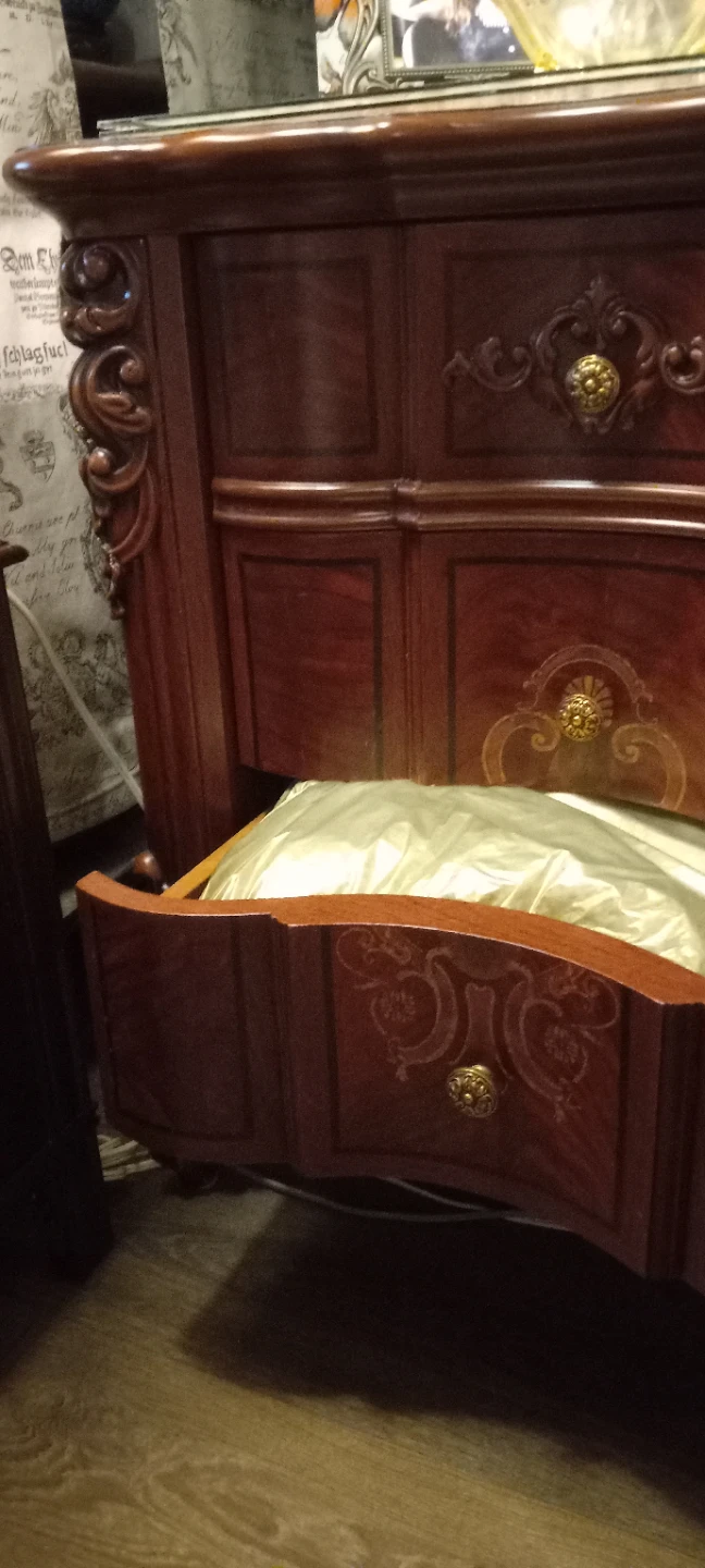 Ornate Wooden Dresser - photo 3