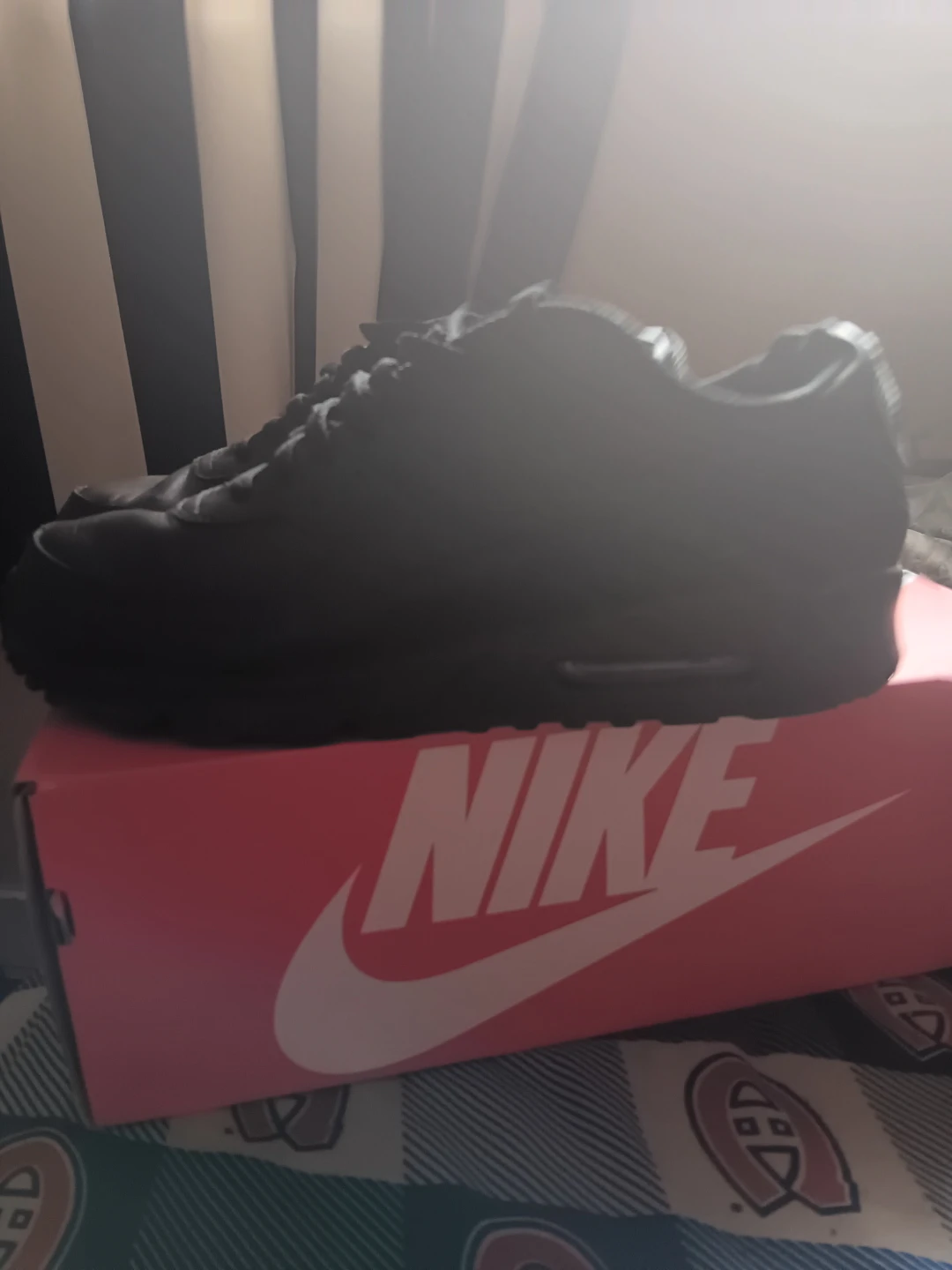 Nike Air Max 90 All Black Sneakers - photo 3