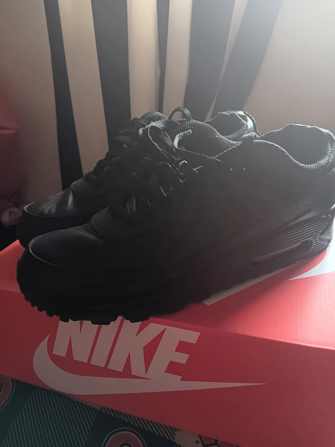 Nike Air Max 90 All Black Sneakers - photo 4