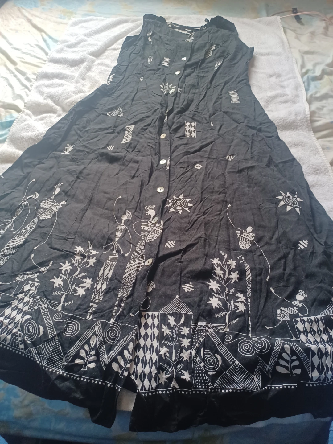 Coldwater Creek Black Maxi Dress Size 12 - photo 2