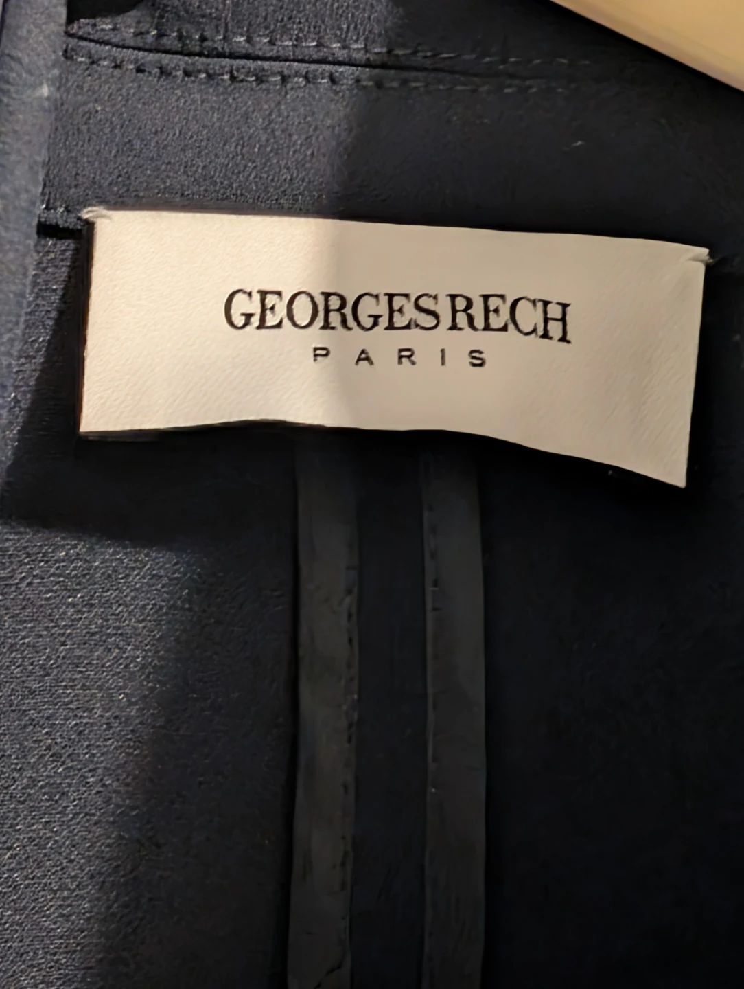 New Georges Rech Black Long Coat with Decorative Buckle 42 - photo 4