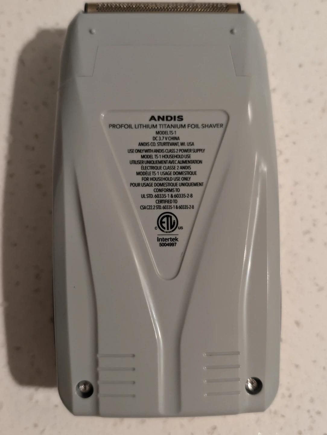 Andis Profoil Lithium Titanium Foil Shaver TS-1 - photo 2