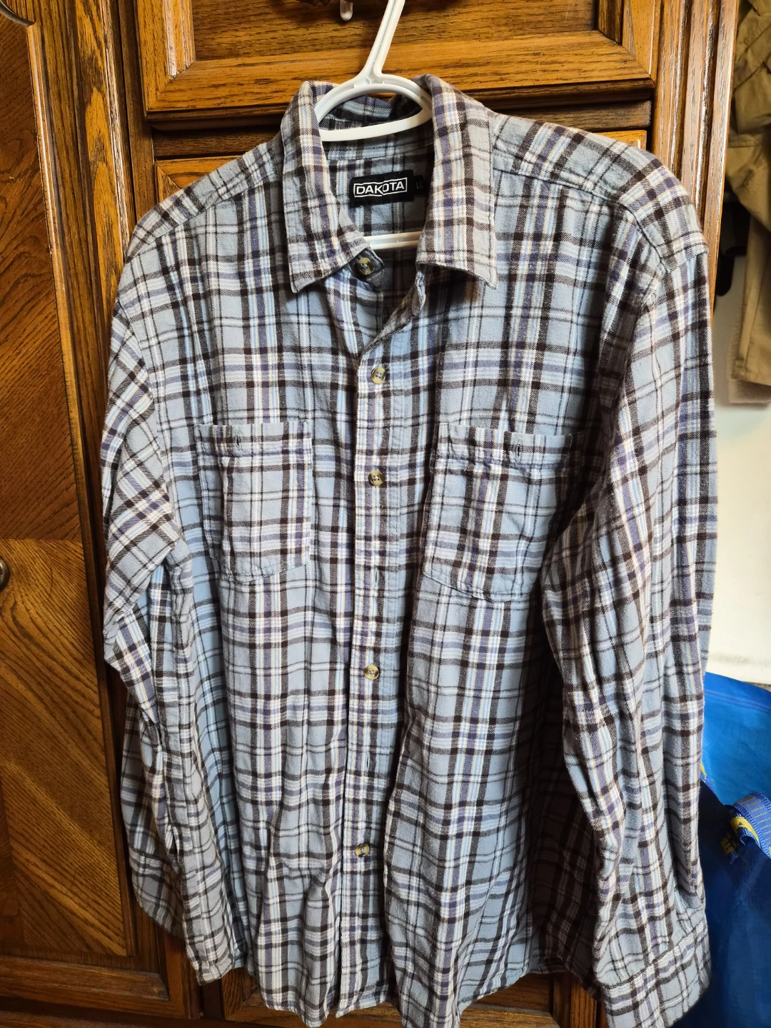 Dakota Plaid Flannel Shirt - Size L