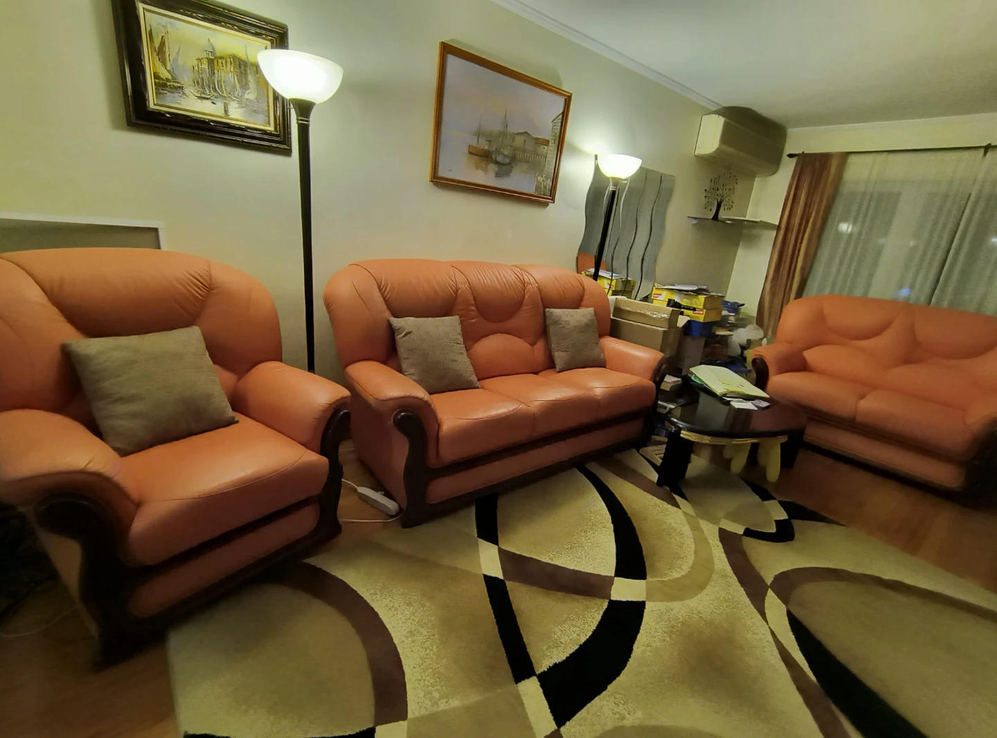Leather living room set - photo 3