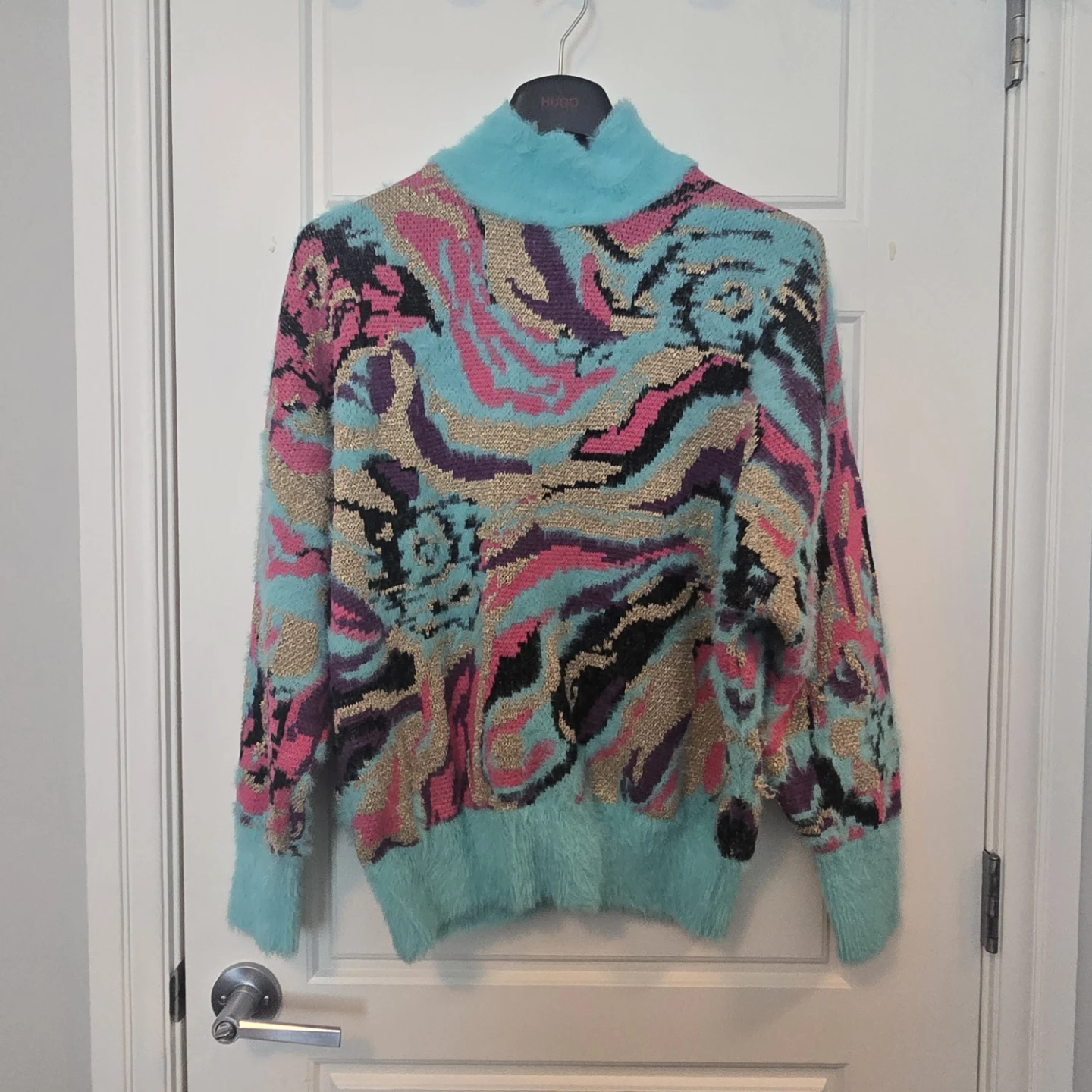 Desigual Fuzzy Knit Sweater - L - photo 2