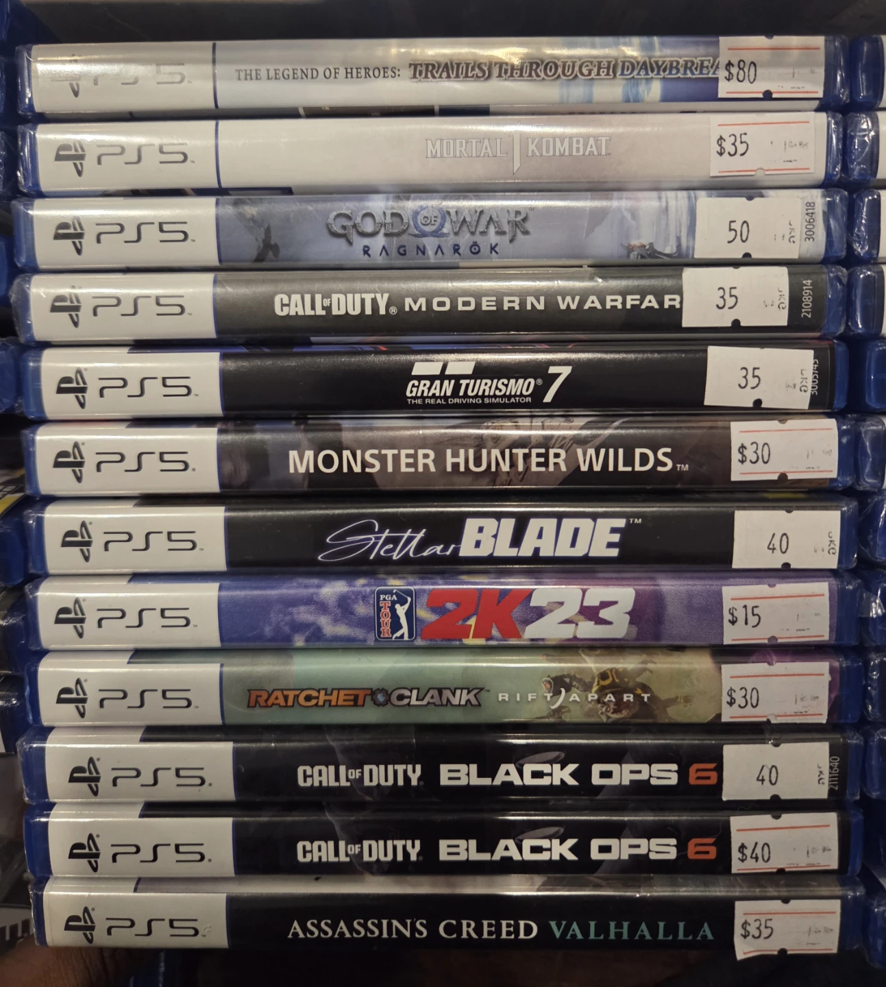 PS5 Games - Various Titles prices in image - photo 2