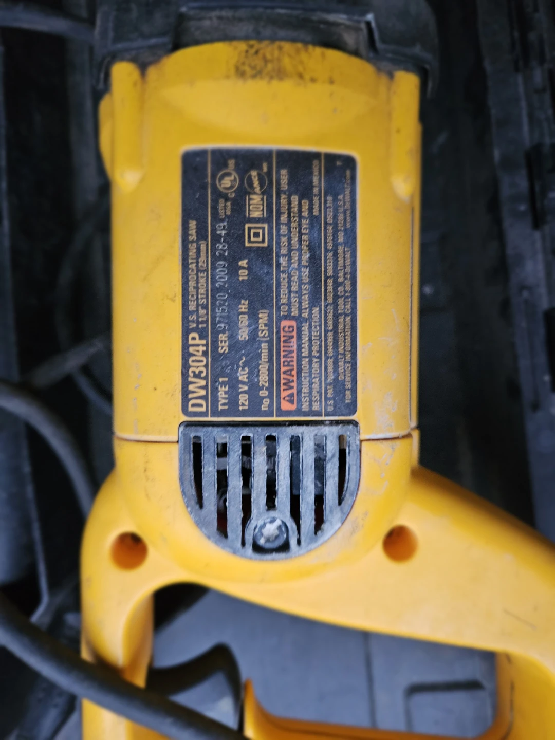 DeWalt DW304P Reciprocating Saw with Case - photo 4